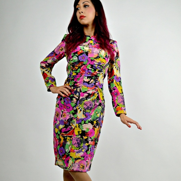 Ungaro Solo Donna Paris Dresses & Skirts - Vintage Ungaro Silk Musical Instruments Dress